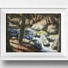 Dappling Forest Stream Mountain Oil PAinting Andrew Gaia mock 1