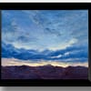 Separating The Sky Oil Painting Landscape in frame Andrew Gaia