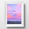 The Color of Sky Original landscape Painting by Andrew Gaia in frame