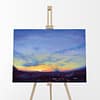 Breaking Dawn Original Oil Painting by Andrew Gaia on Easel