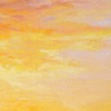 Heat Rises Landscape Oil Painting by Andrew Gaia Close up on clouds