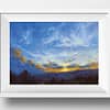 Rising Clouds Oil Painting Landscape in frame Andrew Gaia