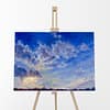 Sparkling Light Oil Painting Landscape on easel Andrew Gaia