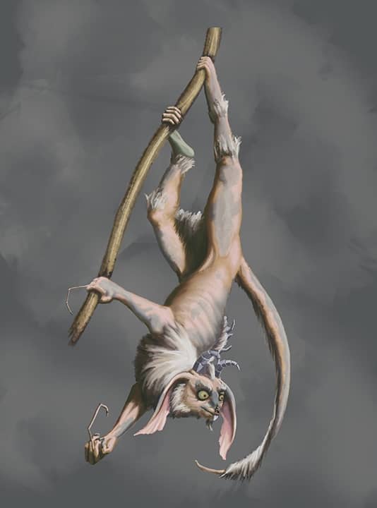 Demon Lemur Creature Concept Art