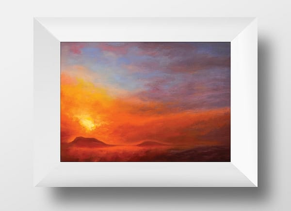 Rising Above Oil Painting Alla Prima Impressionism by Andrew Gaia framed