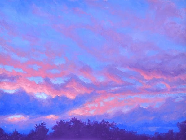 Revealing Pink Oil Painting by Andrew Gaia small