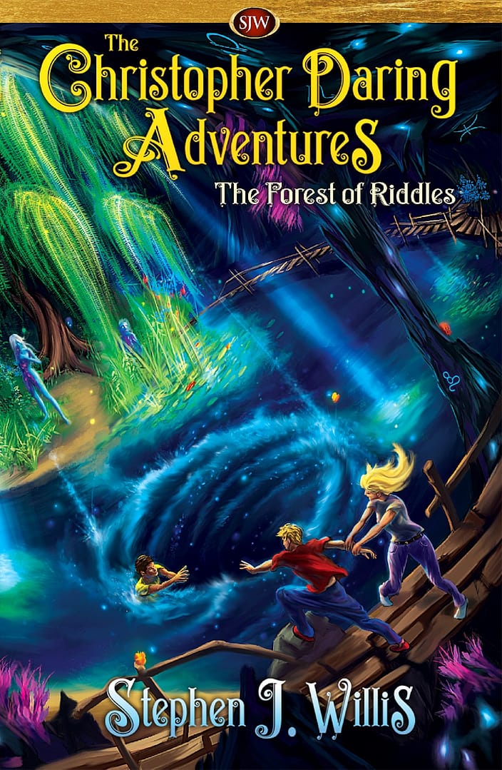 Cave Whirlpool Teen Adventure Cover Art 1 min